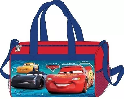 NEW Pixar Cars Lightning McQueen 18  LARGE Duffel Bag Carry On Red FREE SHIPPING • $24