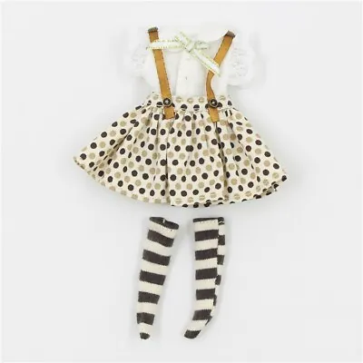  For Middle Blythe 8  Doll Lovely Braces Skirt Freckled Skirt Socks 3PCS/Set • $19.99