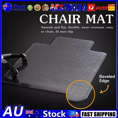 $37.02 • Buy 120x90cm Chair Mat Carpet Hard Floor Protectors Home Office Room Computer Work