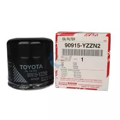 Toyota Genuine Oil Filter 90915-YZZE1 X1 Aus Ref: Z386 90915-YZZN2 • $21.45