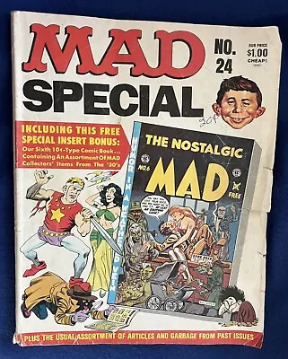 MAD Magazine Special #24 1977 - The Included Nostalgic Mad #6 ! • $11