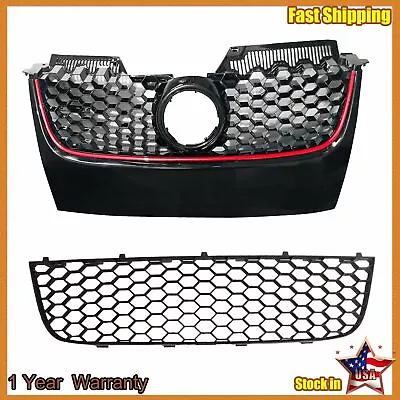 Front Grille Assembly Kit For 2006-2009 Volkswagen GTI Jetta • $64.75