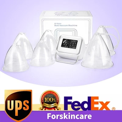 $159.99 • Buy 150ML Cups Vacuum Breast Enlargement Butt Enhancement Body Massage Touch Machine