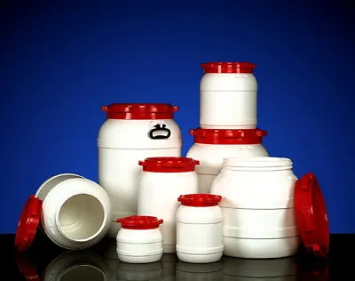 Plastic Waterproof Airtight Watertight Storage Kegs Drums Barrels 3.6 - 110 Ltr • £86.35