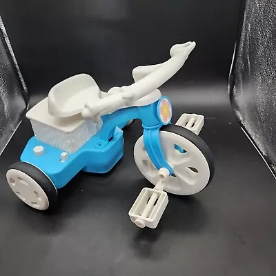 Mattel Doll Tricycle Toy 1998 Blue Interactive Motorized Baby Trike N Go Works • $21.99