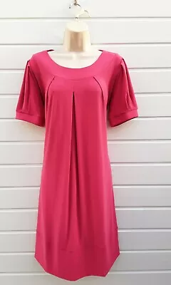 Tunic Dresssmockpink60's70's80's Repro-vintage Styletiana Bsize 10 -small • £4.99