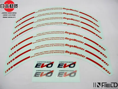 Japan Material 16  Evo Regamaster High Quality Replacement Decal Sticker #r036 • $99
