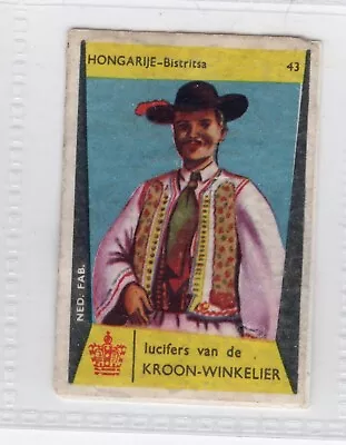 National Dress Matchbox Label. Hungary - Bistrtja • $2.58