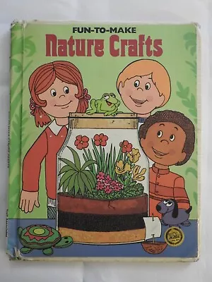 1981 Fun-to-Make Nature Crafts By Robyn Supraner TROLL Associates HC • $6