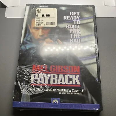 Payback (DVD 1999 Widescreen Collection) Mel Gibson New & Sealed • $25