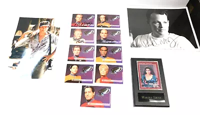 Star Trek Voyager Actors Autographs On Cards Beltran Robert Duncan Marina Sirtis • $79.99