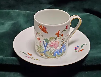 Vintage Royal Limoges Demitasse  Cup & Saucer  Floral Pattern • $4