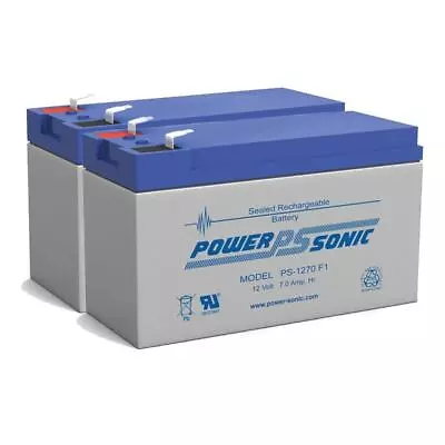Power-Sonic 2 Pack - 12v 7000 MAh UPS Battery For APC Back-UPS RS 1500VA  • $39.99