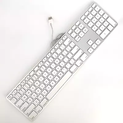 Genuine Apple A1243 Wired USB Keyboard With 10 Key For IMac Mac Mini Mac Pro • $19.95