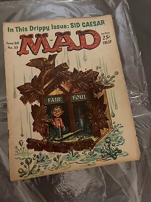 Mad Magazine #55 June 1960 Acceptable Rugged But Determined! See Note￼ Ship Incl • $12.90