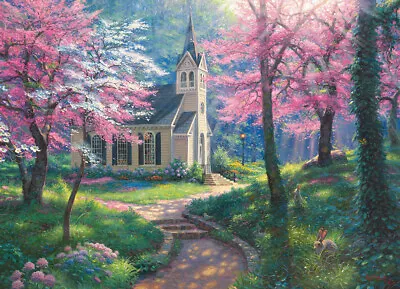 Cobble Hill Spring's Embrace 500 Piece Jigsaw Puzzle By Mark Keathley • $22.99