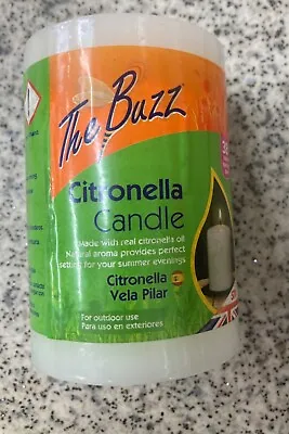 £7.99 • Buy The Buzz Citronella  Pillar Candle