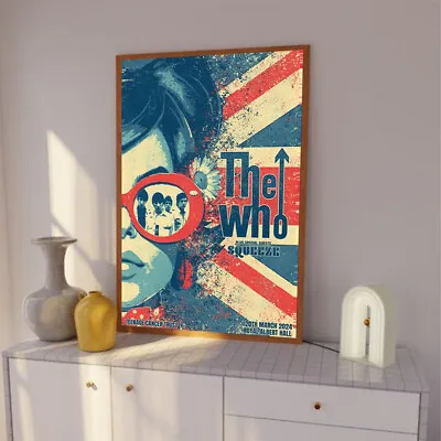 The Who March 20 2024 Royal Albert Hall London Poster • £13.78
