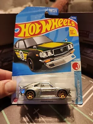 Custom Super Silver Chrome HOTWHEELS Mazda RX-3 Zamac Style Real Riders • $10.99