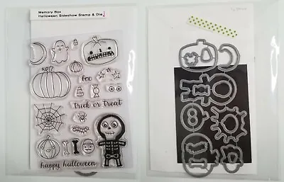 Memory Box Halloween Sideshow Clear Stamp Set And Matching Dies • $28.99