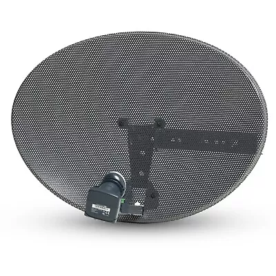 Zone 1 MK4 60cm Satellite Dish & 2 Way Twin Lnb For Sky + HD / Freesat • £39.49