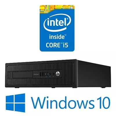 $99 • Buy HP EliteDesk 800 G1 SFF Desktop Intel Core I5 4570 8G 500G Win 10 Pro 