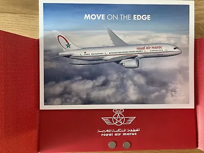 Ram Royal Air Maroc Airlines Services Profile Brochure B787 B747 Route Map • $24.99