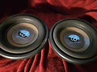 Clif Design Cd-8w  8  Subwoofers  Pair Vintage  Sq Subwoofers  • $100