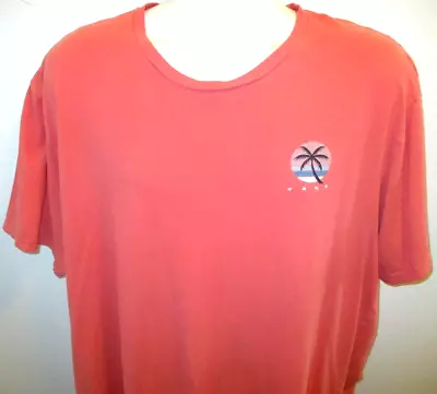 VANS Men's Designer T-shirt 2X-Large Coral Pink. • $16