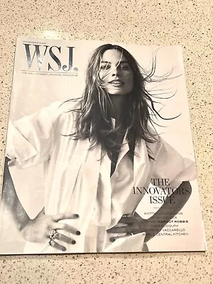 WSJ WALL STREET JOURNAL NOVEMBER 2023 Margot Robbie Cover INNOVATORS • $10.95