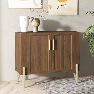 Tilly 39  Modern Sideboard Buffet Cabinet With Storage Wooden Entryway Credenza • $290.75