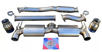 Hi FLow Dual Catback Titanium Exhaust For 08+ Mitsubishi Lancer 2.0 EVO X 10 JDM • $1295.95