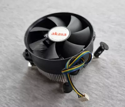 Akasa Heatsink Fan Intel Cpu Cooler For Lga775/115x Ak-cc7109ep01 • £18