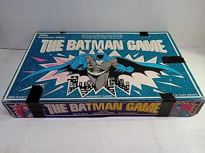 Vtg 1989 50th Anniversary~ University Games~ The Batman Board Game~ 95% Complete • $9.99