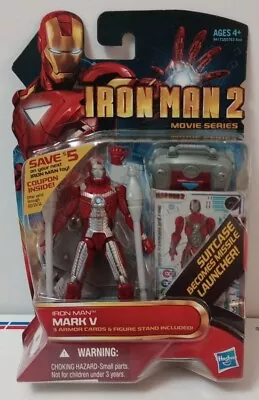 Iron Man 2 Movie Action Figure 2010 Mark V #11 Marvel Hasbro • $14.99