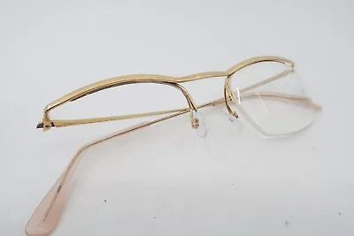Vintage Late 40s Gold Filled Eyeglasses Frames NYLOR SL Doublé Or Laminé France • $18.67