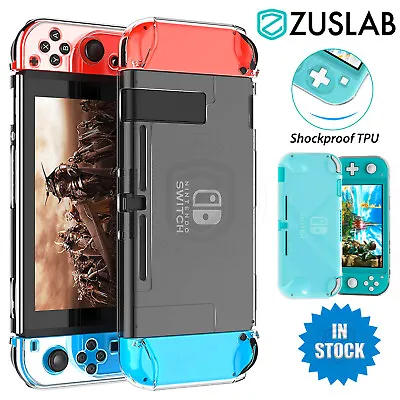 For Nintendo Switch Lite Case Zuslab Slim Clear Soft Shockproof Protective Cover • $9.95