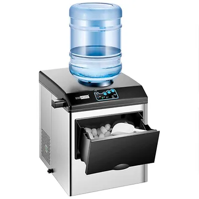 $239.99 • Buy 2in1 Electric Countertop Ice Cube Maker 48lbs W/ Water Dispenser Combo Machine