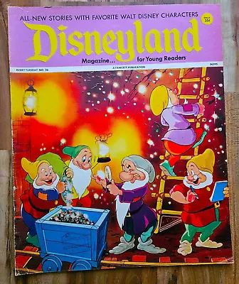Vintage 1972 Disneyland Magazine #26 With Snow White Dwarfs Cover • $6.99
