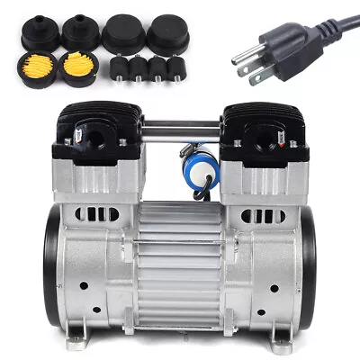 $231.80 • Buy Vacuum Oilless Pump Industrial Air Compressor Oil Free Piston Pump1100W W/Filter