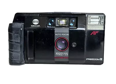 Minolta Freedom III AF 35mm Point & Shoot Film Camera • $19.99