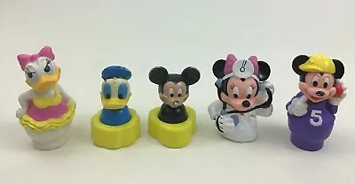 Disney Mickey Mouse And Friends Minnie Daisy Donald Toy Figures Lot 5pc Topper • $13.16