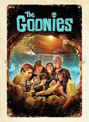 Metal House Decor 1985 THE GOONIES MOVIE POSTER Metal Tin Sign • $18.96