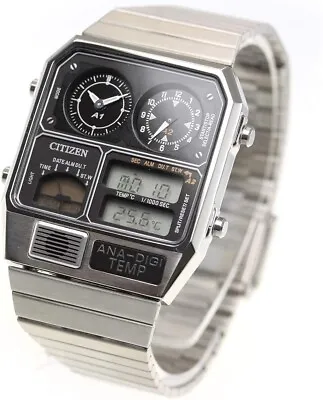 CITIZEN ANA-DIGI TEMP Model Watch Silver Japan  JG2101-78E • $422.76