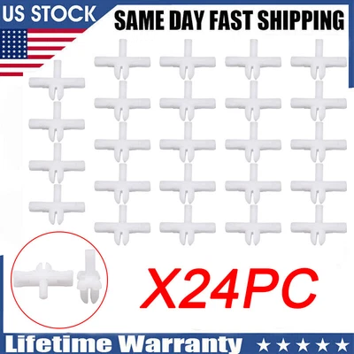 $14.98 • Buy Moulding Clip Set Of 24 For 1990-1993 Volkswagen Cabriolet 1.8L 1781CC 155853585