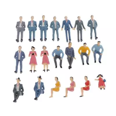 20pcs G Scale Coloful 1:30 Painted    People Figures • $10.05