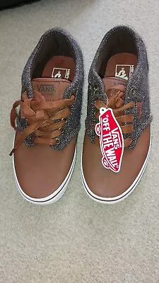 VANS Off The Wall Shoes Trainers Size 5.5 UK (38) Brand NEW Not Worn Brown • £15.99