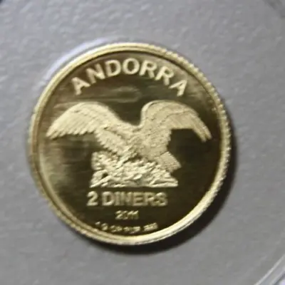 Andorra Gold Coin 1 Gram 999   Andorra Eagle   2011 #F6096 Proof • $166.93