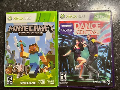 Minecraft And Dance Central Xbox 360 • $15
