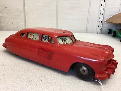 1948 Marx Hudson Police Chief Car  Wind Up Battery Op 12 1/2 Inch All Original  • $50